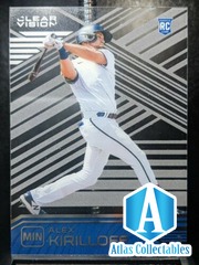 ALEX KIRILLOFF RC INSERT 2021 CHRONICLES CLEAR VISION TWINS ROOKIE #2